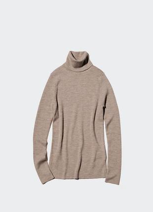 Шерстяной гольф водолазка uniqlo