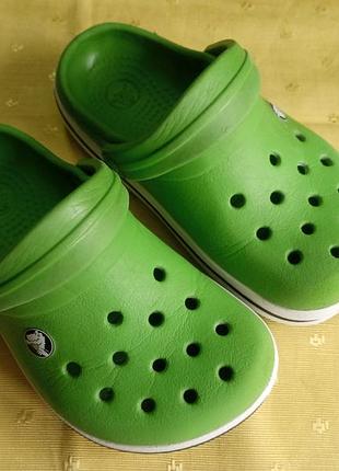 Кроксы клоги детские для двора, дачи crocs c7