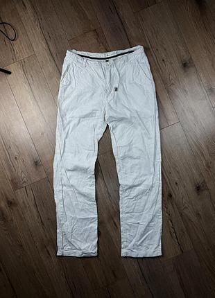 Лляні штани rip curl / білі штани / vintage / old money / linen