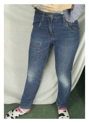 Next джинсы высокая талия с карманами на резинке