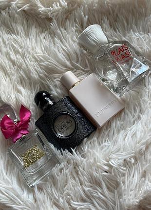 Пусті флакони від парфумів juicy couture, issey miyake, ysl, burberry
