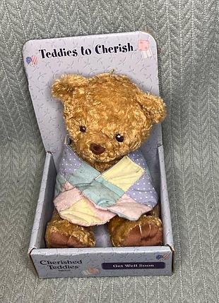 Колекційний плюшевий ведмедик серії cherished teddies від компанії enesco.