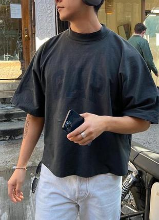 Футболка gap x balenciaga x yeezy, унісекс, оверсайз комфортна