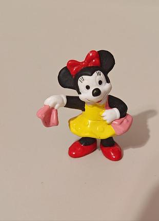 Disney mini 4 cm : minni maus mit taschentuch + handtasche  bully bullyland