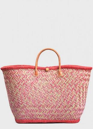 Сумка пляжна le comptoir de la plage aravola mm_tutti_123 містка плетена ручної роботи
