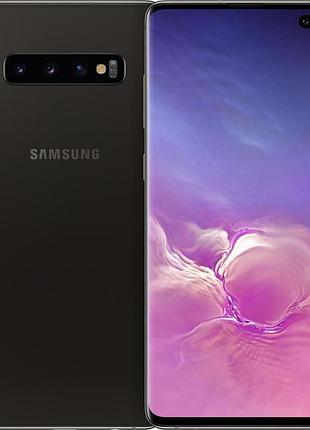 Смартфон samsung galaxy s10+ (g975f) 8/512gb black 2sim lte 6.4" 3040x1440 522 ppi nfc 4100 mah 4k uhd