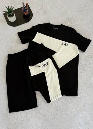 Летний костюм armani ae7 black