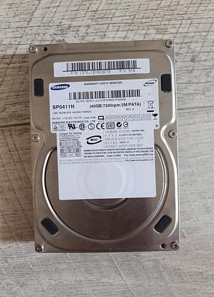 Жорсткий диск samsung sp0411 40gb 7200rpm 2m pata б/в
