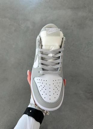Nike dunk low retro grey white 2