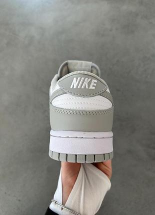 Nike dunk low retro grey white 4
