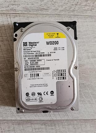Жорсткий диск western digital wd200 20 gb б/в