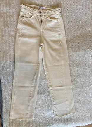 Світлі джинси zara