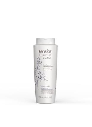 Шампунь баланс для жирної шкіри голови sens.us illumyna scalp balancing cleanser