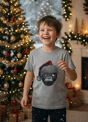Футболка next grey monkey