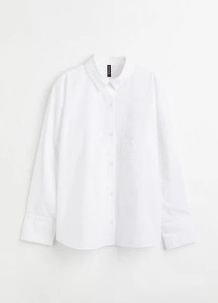 Сорочка біла оверсайз h&m розмір s