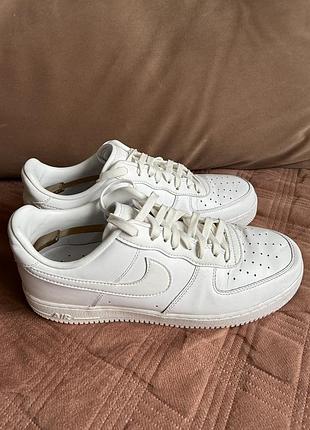 Чоловічі кросівки nike force 1 повністю натуральна шкіра розмір 45 29 см стан ідеальний 10/10