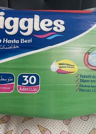 Підгузки для дорослих 30 шт giggles medium 85-125 см 30 шт