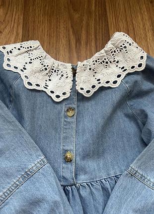 Сукня zara джинсова 4