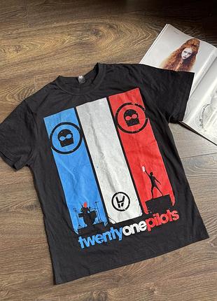Футболка  twenty one pilots , чорна розмір l, бавовна 100%