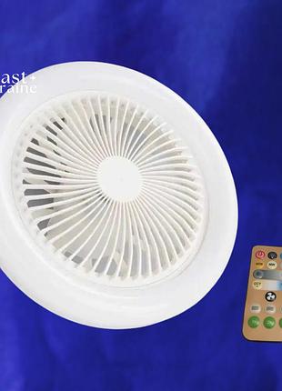 Вентилятор-люстра в патрон led multi-function fan light універсальний стельовий з пультом lk-23d1