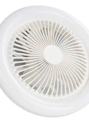 Вентилятор-люстра в патрон led multi-function fan light универсальный потолочный с пультом lk-23d1 8