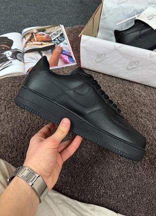 Стильные кроссовки nike air force 1 low 'black'