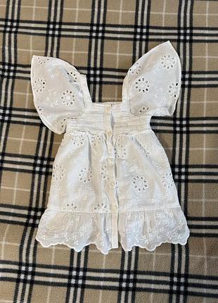 Сукня з прошви zara 9-12 міс. 80 см