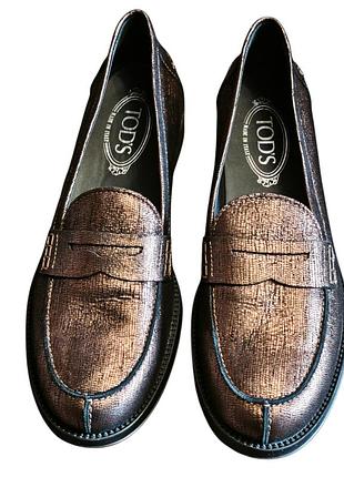 Эффектные новые туфли лоферы gommino от tod’s