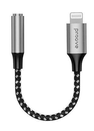 Перехідник aux proove soundmesh lightning to 3.5mm gray (acsm00005101)