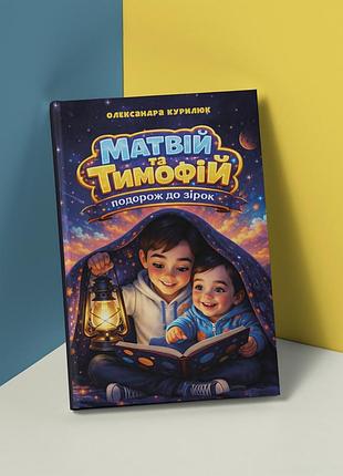Книга «матвій та тимофій подорож до зірок». автор — курилюк олександра