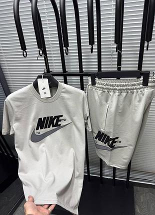 Мужской летний комплект nike шорты футболка