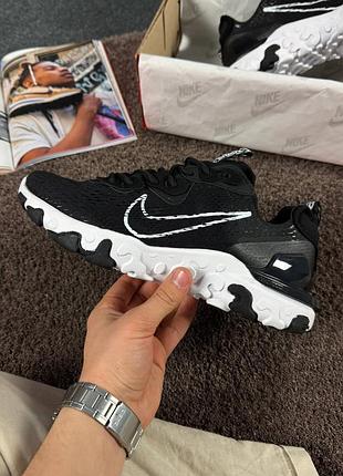 Стильные кроссовки nike react vision black/white 2