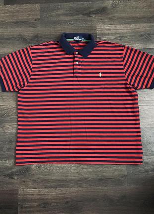 Футболка поло polo ralph lauren в полоску оригинальное