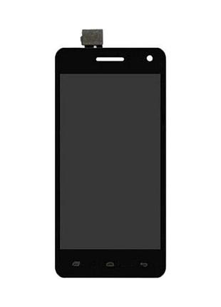 Дисплей fly iq4512 quad evo chic 4 с тачскрином черный