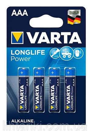 Батарейки varta lr03 high energy (longlife power) alkaline 4 шт.