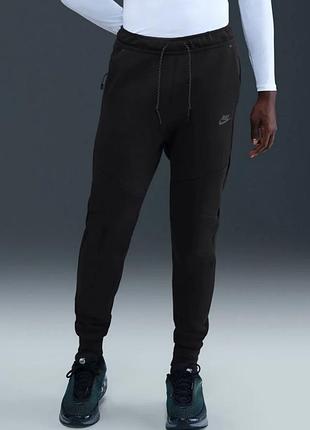 Nike (m) tech fleece joggers black pants спортивні штани