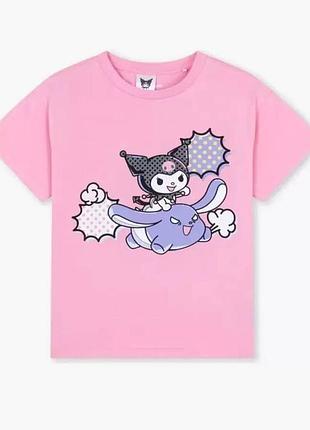 Детская футболка из kuromi, футболка для девочки с куроми