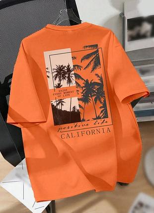 Принтована футболка оверсайз california