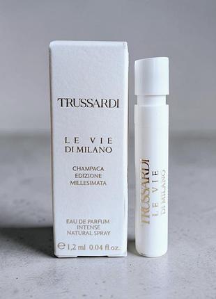 Trussardi le vie di milano champaca vintage edition парфумована вода пробник 1,2 мл