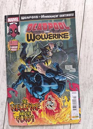 Комикс deadpool and wolverine vol 1 14, березнь 2024, marvel. росомаха