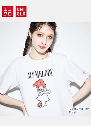 Футболка uniqlo из серии sanrio: kuromi &amp; my melody ut