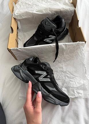 New balance 9060 black термо