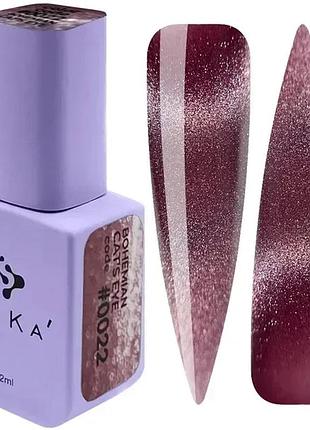 Гель-лак кошачий глаз dnka’ gel polish bohemian cat eye №0022, 12 мл