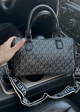 Сумка michael kors, сумка майкл корс бочонок, сумка с принтом майкл корс, кросс боди, сумка через плечо