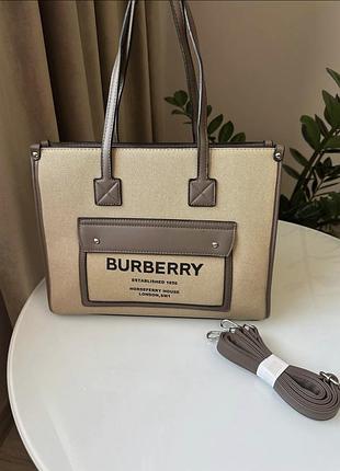 Женская сумка burberry, сумка барбари, вместительная сумка, брендовая сумка, шоппер, shopper