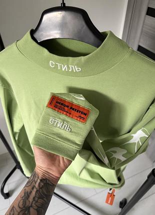 Кофта, лонгслів heron preston оригінал 7