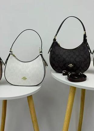 Женская сумка coach, сумка коач, сумка на плечо, кросс-боди, брендовая сумка разные цвета