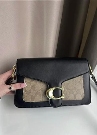 Женская сумка coach tabby, сумка коач, брендовая сумка, сумка на плечо, сумка через плечо, кросс боди