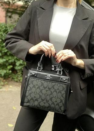 Женская сумка coach, сумка коач, сумка на плечо, офисная сумка, сумка шоппер, деловая сумка