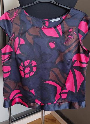 Блуза marks &amp; spencer с ярким цветочным принтом